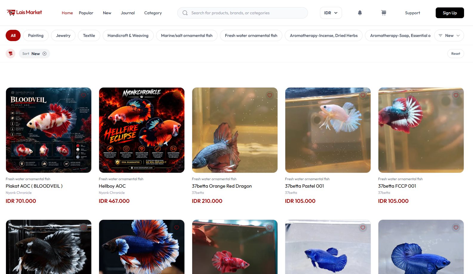 Katalog ikan hias